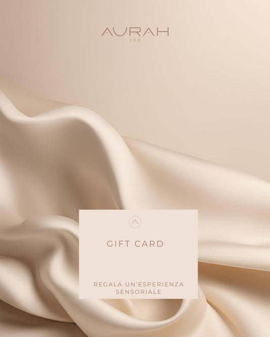 Gift card Aurah Lab: regala un'esperienza sensoriale